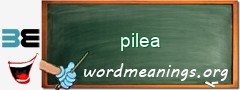 WordMeaning blackboard for pilea